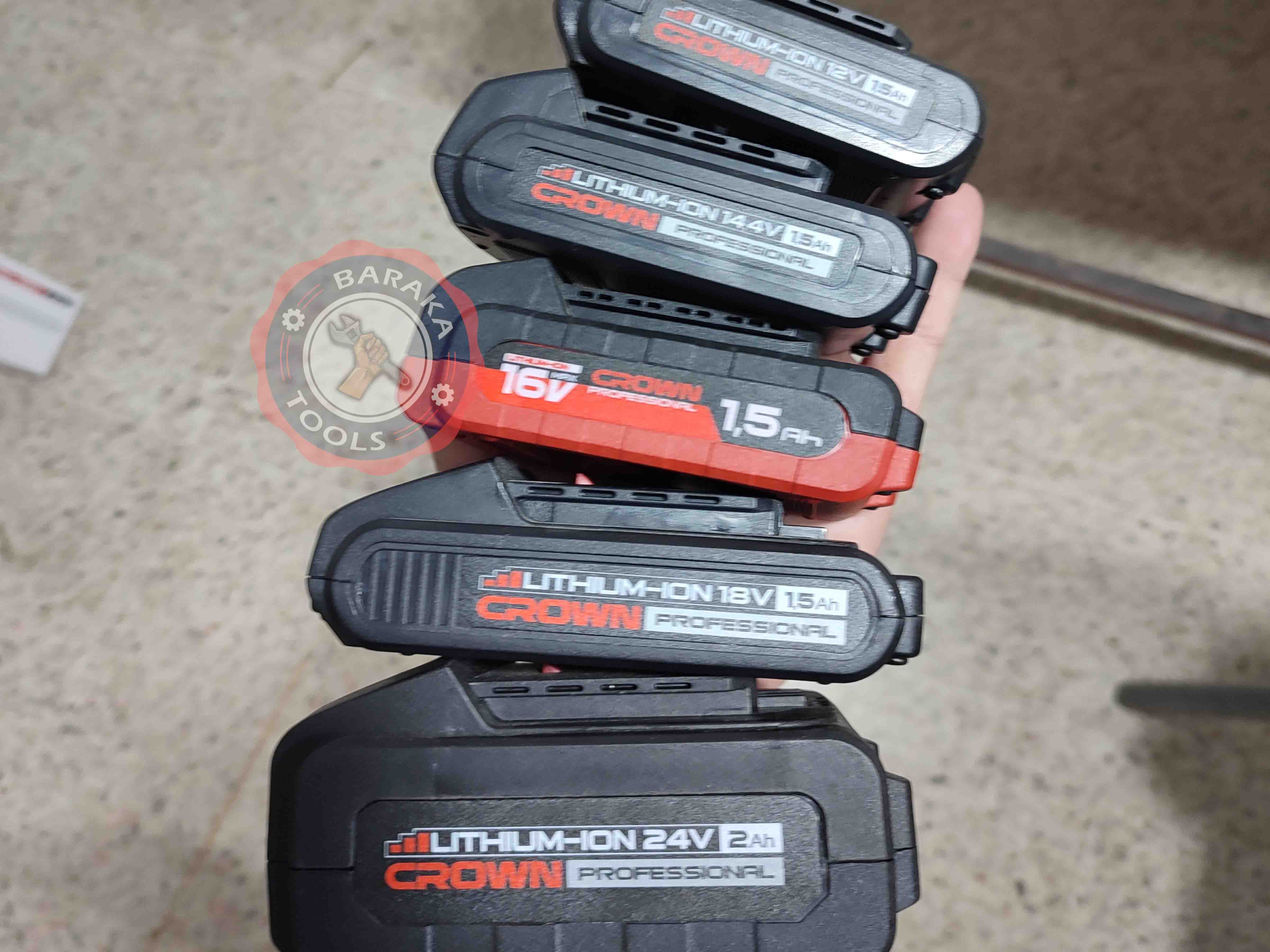 batterie visseuse crown